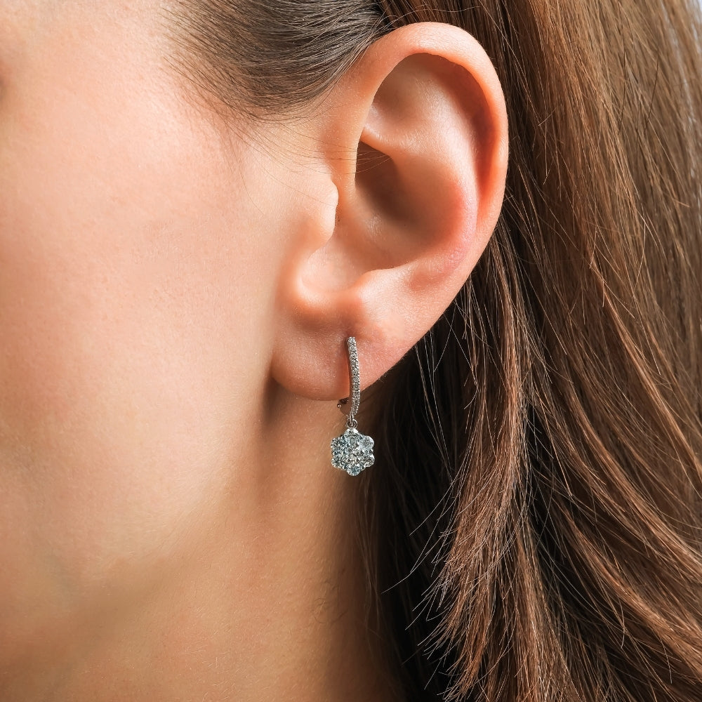 0.88 Karat Yuvarlak Pırlanta Küpe - RNF1212 | Pırlanta Küpe | Ronaff Pırlanta | Tektaş Yüzük, Pırlanta Yüzük, Kolye, Küpe