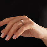 0.40 Karat Baget Yakut & 0.20 Karat Yuvarlak Kesim Pırlanta Yüzük-RNF1388 | Renkli Taşlı Yüzükler | Ronaff Pırlanta | Tektaş Yüzük, Pırlanta Yüzük, Kolye, Küpe