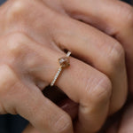 0.67 Karat Salt and Pepper Pırlantalı Tektaş Yüzük - RNF0537 | Tektaş Pırlanta | Ronaff Pırlanta | Tektaş Yüzük, Pırlanta Yüzük, Kolye, Küpe