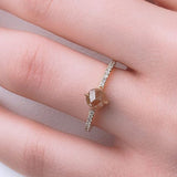 0.67 Karat Salt and Pepper Pırlantalı Tektaş Yüzük - RNF0537 | Tektaş Pırlanta | Ronaff Pırlanta | Tektaş Yüzük, Pırlanta Yüzük, Kolye, Küpe