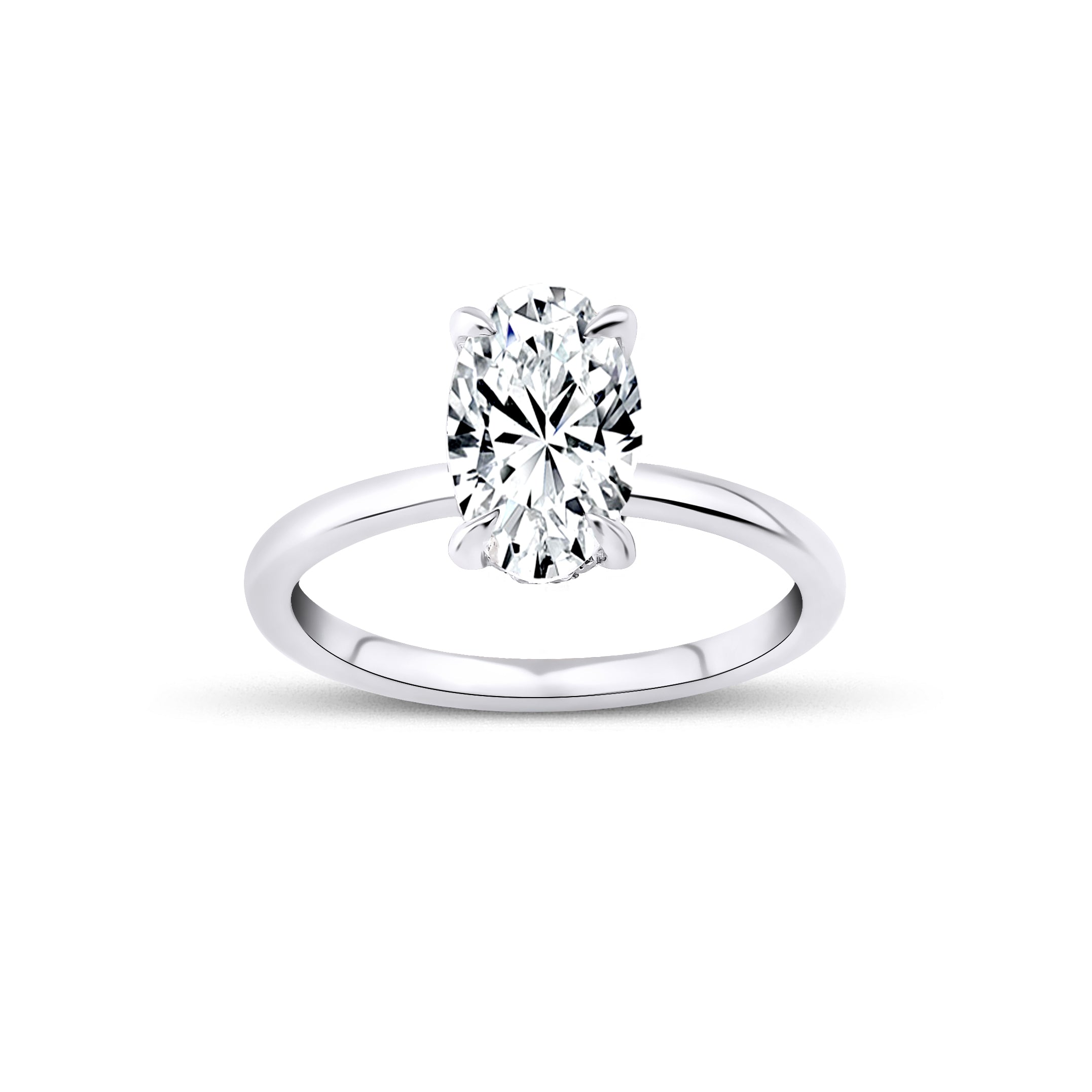 1.50 Karat Oval Kesim Pırlanta GIA/HRD Sertifikalı Özel Tasarım Tektaş Yüzük-RNF1358 | Pırlanta Yüzük | Ronaff Pırlanta | Tektaş Yüzük, Pırlanta Yüzük, Kolye, Küpe