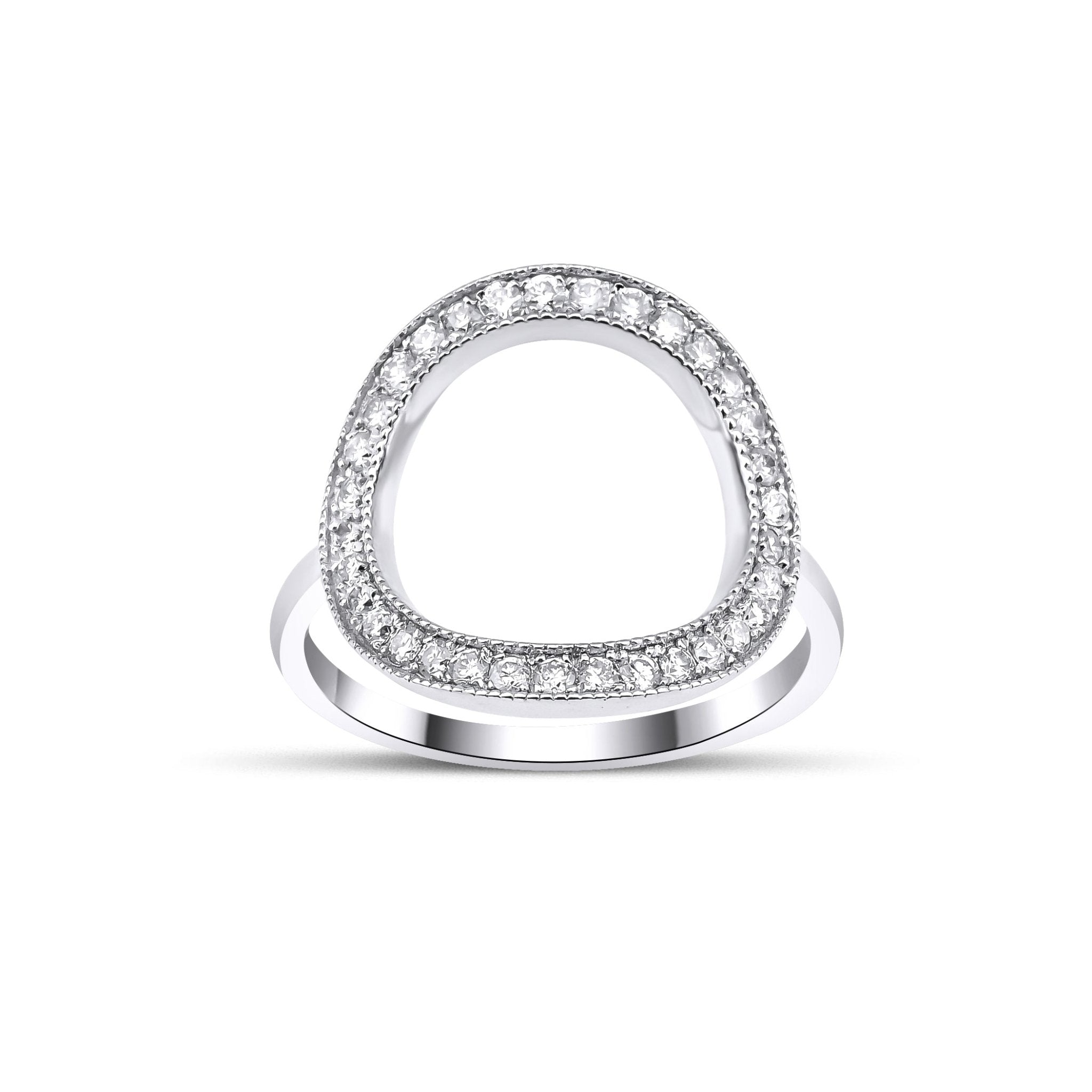 0.35 Karat Pırlanta Tasarım Yüzük - RNF1022 | Tasarım Yüzük | Ronaff Pırlanta | Tektaş Yüzük, Pırlanta Yüzük, Kolye, Küpe