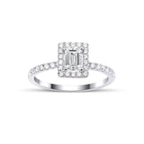 0.40 Karat Baget Merkez & 0.20 Karat Kenar Tektaş Pırlanta Yüzük - RNF1023 | Pırlanta Yüzük | Ronaff Pırlanta | Tektaş Yüzük, Pırlanta Yüzük, Kolye, Küpe