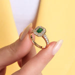 Zümrüt Pırlanta Yüzük | Renkli Taşlı Yüzükler | Ronaff Pırlanta | Tektaş Yüzük, Pırlanta Yüzük, Kolye, Küpe