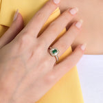 Zümrüt Pırlanta Yüzük | Renkli Taşlı Yüzükler | Ronaff Pırlanta | Tektaş Yüzük, Pırlanta Yüzük, Kolye, Küpe