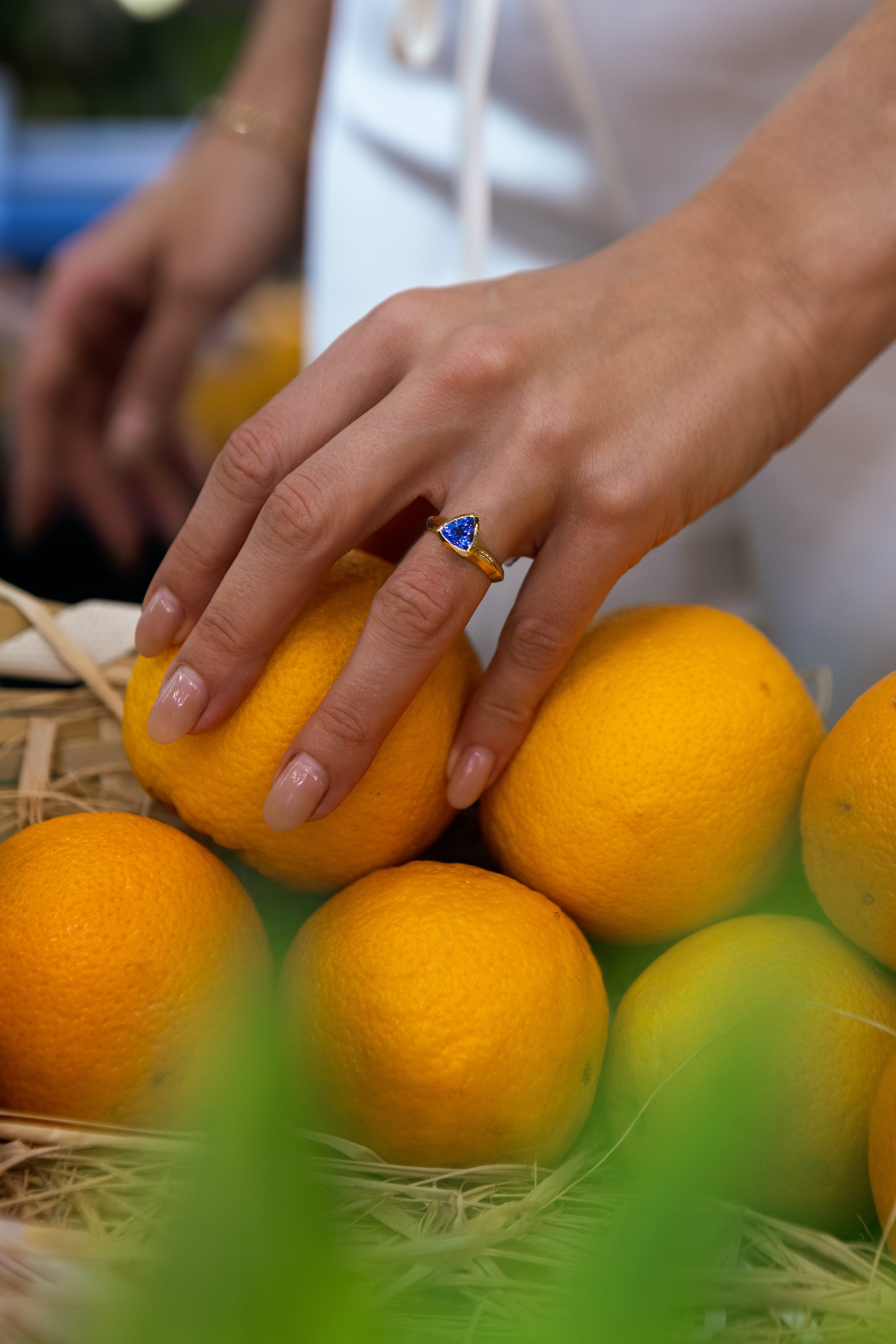 1.42 Karat Üçgen Tanzanit Yüzük RNF1604 | Pırlanta Yüzük | Ronaff Pırlanta | Tektaş Yüzük, Pırlanta Yüzük, Kolye, Küpe
