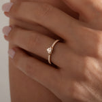 1.00 Karat Brown Renk & 0.20 Yuvarlak Pırlanta Yüzük-RNF1339 | Pırlanta Yüzük | Ronaff Pırlanta | Tektaş Yüzük, Pırlanta Yüzük, Kolye, Küpe