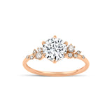 1.00 Karat Yuvarlak Merkez & 0.16 Kenar Pırlanta Tektaş Yüzük - RNF1093 | Yüzükler | Ronaff Pırlanta | Tektaş Yüzük, Pırlanta Yüzük, Kolye, Küpe