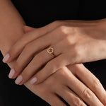 1.08 Karat Salt and Pepper Pırlantalı Yüzük (Karamel) - RNF0539 | Tektaş Pırlanta | Ronaff Pırlanta | Tektaş Yüzük, Pırlanta Yüzük, Kolye, Küpe