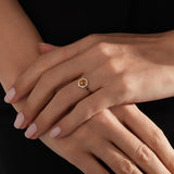 1.08 Karat Salt and Pepper Pırlantalı Yüzük (Karamel) - RNF0539 | Tektaş Pırlanta | Ronaff Pırlanta | Tektaş Yüzük, Pırlanta Yüzük, Kolye, Küpe