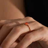 1.12 Karat Orange Safir Pırlantalı Yüzük - RNF0238 | Renkli Pırlantalı Yüzükler | Ronaff Pırlanta | Tektaş Yüzük, Pırlanta Yüzük, Kolye, Küpe