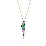 1.26 Karat Gökkuşağı Özel Tasarım Kolye - RNF0987 | Renkli Taşlı Kolyeler | Ronaff Pırlanta | Tektaş Yüzük, Pırlanta Yüzük, Kolye, Küpe