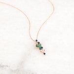 1.26 Karat Gökkuşağı Özel Tasarım Kolye - RNF0987 | Renkli Taşlı Kolyeler | Ronaff Pırlanta | Tektaş Yüzük, Pırlanta Yüzük, Kolye, Küpe