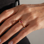 1.27 Karat Yuvarlak Turmalin Pırlantalı Yüzük - RNF0314 | Renkli Taşlı Yüzükler | Ronaff Pırlanta | Tektaş Yüzük, Pırlanta Yüzük, Kolye, Küpe