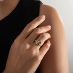 1.32 Karat Yeşilin Tonları Renkli Pırlantalı Özel Tasarım Yüzük - RNF0143 | Renkli Pırlantalı Yüzükler | Ronaff Pırlanta | Tektaş Yüzük, Pırlanta Yüzük, Kolye, Küpe