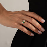 1.32 Karat Yeşilin Tonları Renkli Pırlantalı Özel Tasarım Yüzük - RNF0143 | Renkli Pırlantalı Yüzükler | Ronaff Pırlanta | Tektaş Yüzük, Pırlanta Yüzük, Kolye, Küpe