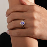 1.65 Karat Oval Tanzanit Pırlantalı Yüzük - RNF0313 | Renkli Taşlı Yüzükler | Ronaff Pırlanta | Tektaş Yüzük, Pırlanta Yüzük, Kolye, Küpe