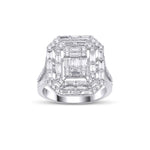 1.80 Karat Baget Kesim Özel Tasarım Teklif Yüzüğü - RNF1028 | Tektaş Pırlanta | Ronaff Pırlanta | Tektaş Yüzük, Pırlanta Yüzük, Kolye, Küpe