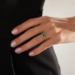 1.80 Karat Oval Zümrüt & 0.15 Karat Yuvarlak Pırlanta Renkli Yüzük-RNF1274 | Yüzükler | Ronaff Pırlanta | Tektaş Yüzük, Pırlanta Yüzük, Kolye, Küpe