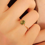 1.00 Karat Oval Yeşil Safir Vintage Pırlantalı Yüzük - RNF0242 | Renkli Pırlantalı Yüzükler | Ronaff Pırlanta | Tektaş Yüzük, Pırlanta Yüzük, Kolye, Küpe