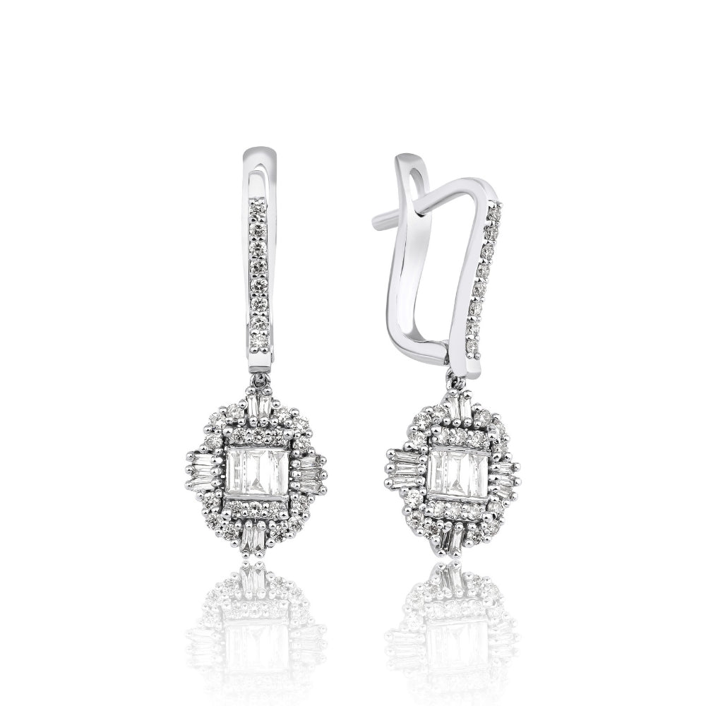 1.11 Karat Baget Pırlanta Küpe - RNF1213 | Pırlanta Küpe | Ronaff Pırlanta | Tektaş Yüzük, Pırlanta Yüzük, Kolye, Küpe