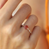 1.12 Karat Orange Safir Pırlantalı Yüzük - RNF0238 | Renkli Pırlantalı Yüzükler | Ronaff Pırlanta | Tektaş Yüzük, Pırlanta Yüzük, Kolye, Küpe