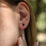 0.20 Karat Siyah Pırlantalı Tektaş Küpe - RNF0625 | Pırlanta Küpe | Ronaff Pırlanta | Tektaş Yüzük, Pırlanta Yüzük, Kolye, Küpe