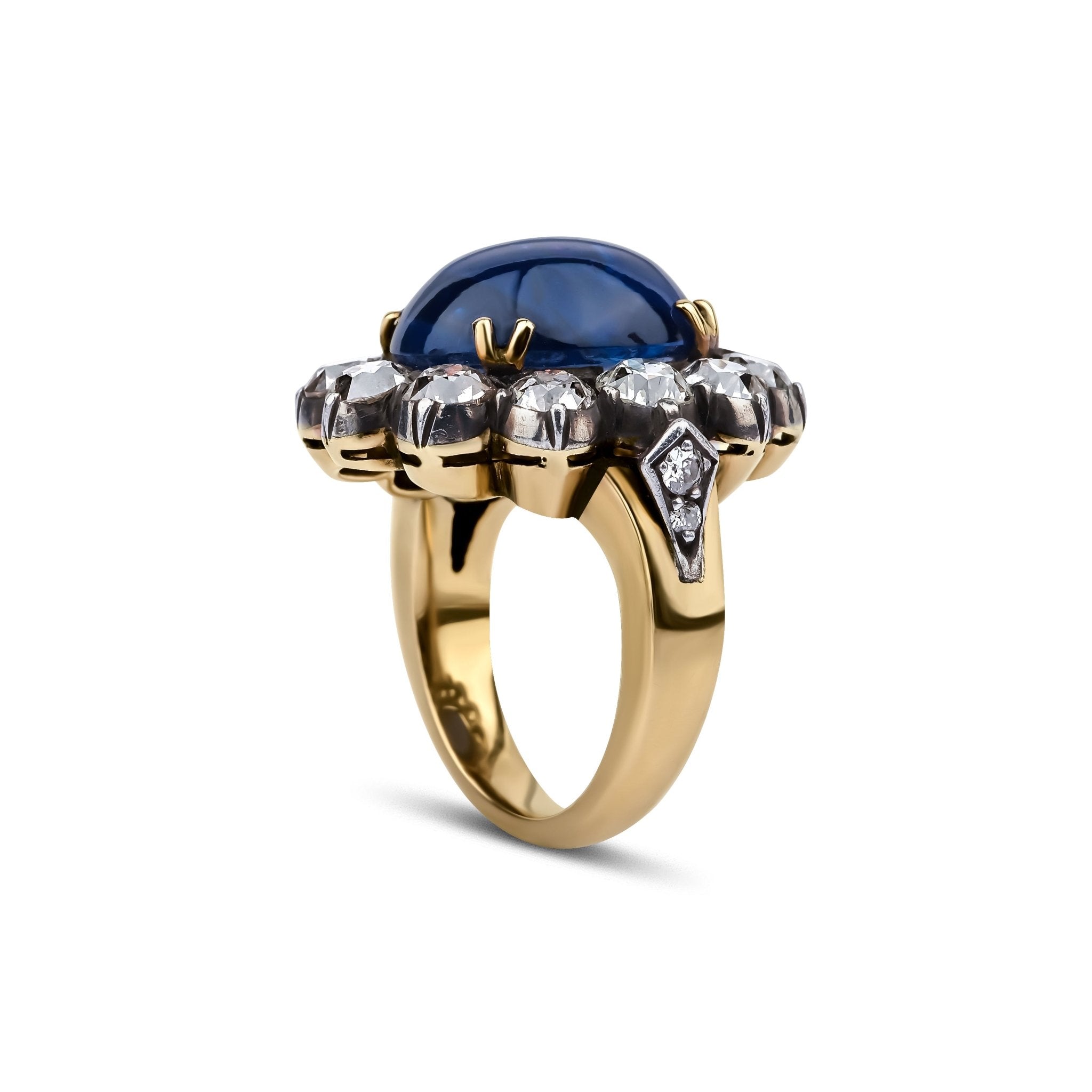 12.66 Karat Safir & 3.60 Karat Kenar Pırlanta Özel Tasarım Yüzük - RNF0966 | Renli Taşlı Yüzük | Ronaff Pırlanta | Tektaş Yüzük, Pırlanta Yüzük, Kolye, Küpe