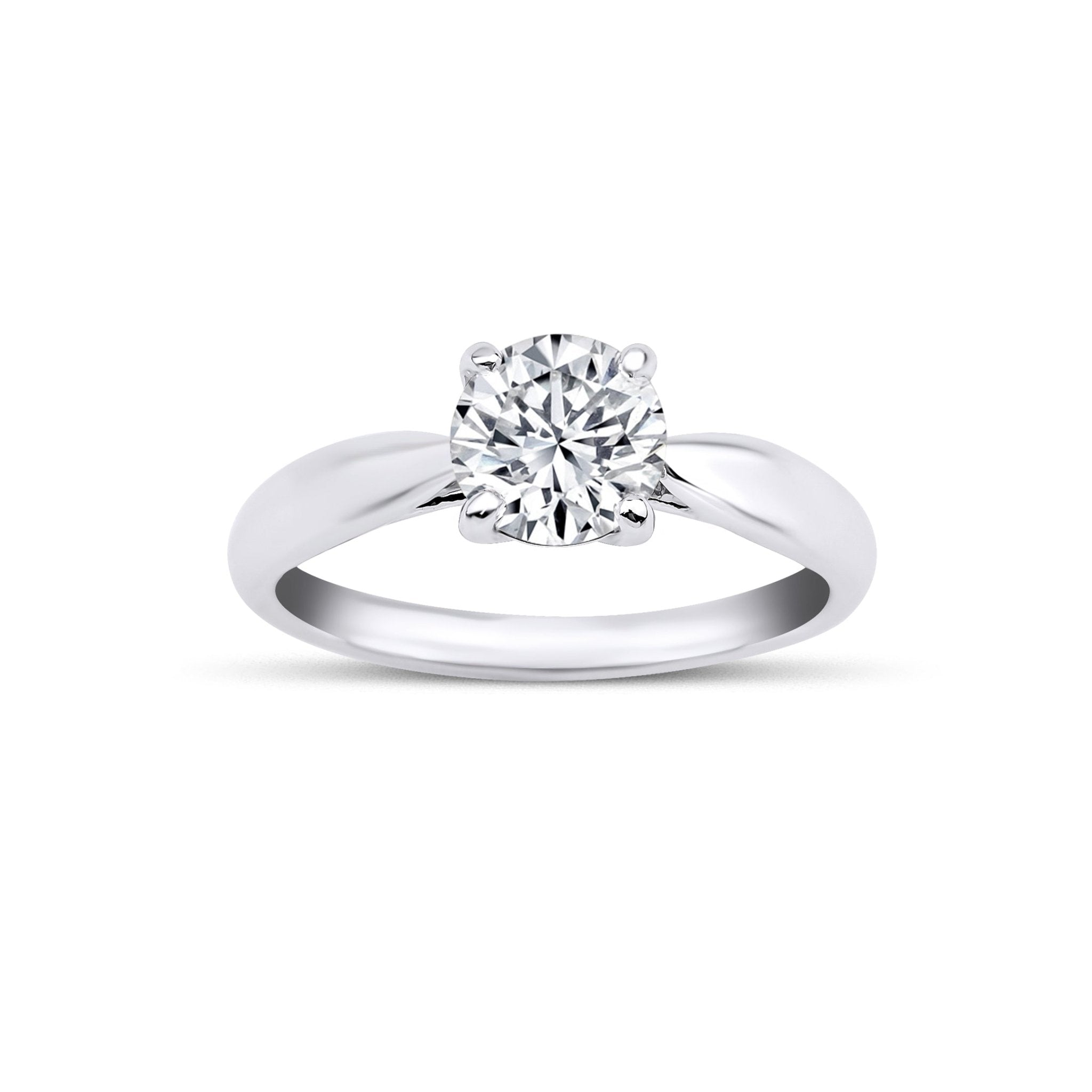 1.30 Karat Yuvarlak Kesim Tektaş Pırlanta Yüzük - RNF1021 | Tektaş Yüzükler | Ronaff Pırlanta | Tektaş Yüzük, Pırlanta Yüzük, Kolye, Küpe