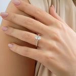 0.70 Karat Oval Kesim & 0.28 Karat Markiz-Yuvarlak Karat Pırlanta GIA/HRD Sertifikalı Özel Tasarım Tektaş Yüzük-RNF1364 | Pırlanta Yüzük | Ronaff Pırlanta | Tektaş Yüzük, Pırlanta Yüzük, Kolye, Küpe