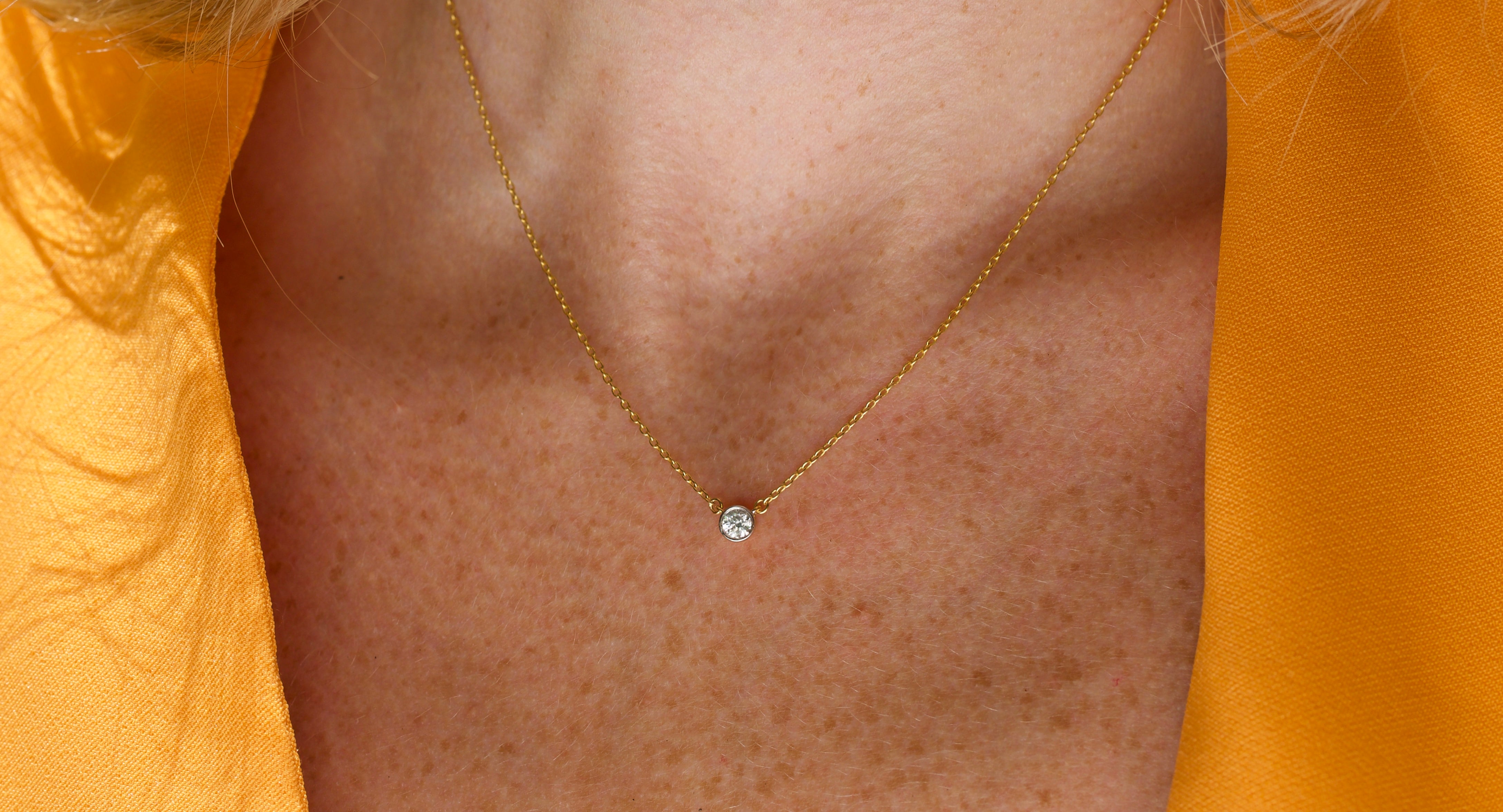 0.20 Karat Yuvarlak Kesim Pırlanta Tektaş Kolye - RNF0859 | Pırlanta Kolye | Ronaff Pırlanta | Tektaş Yüzük, Pırlanta Yüzük, Kolye, Küpe