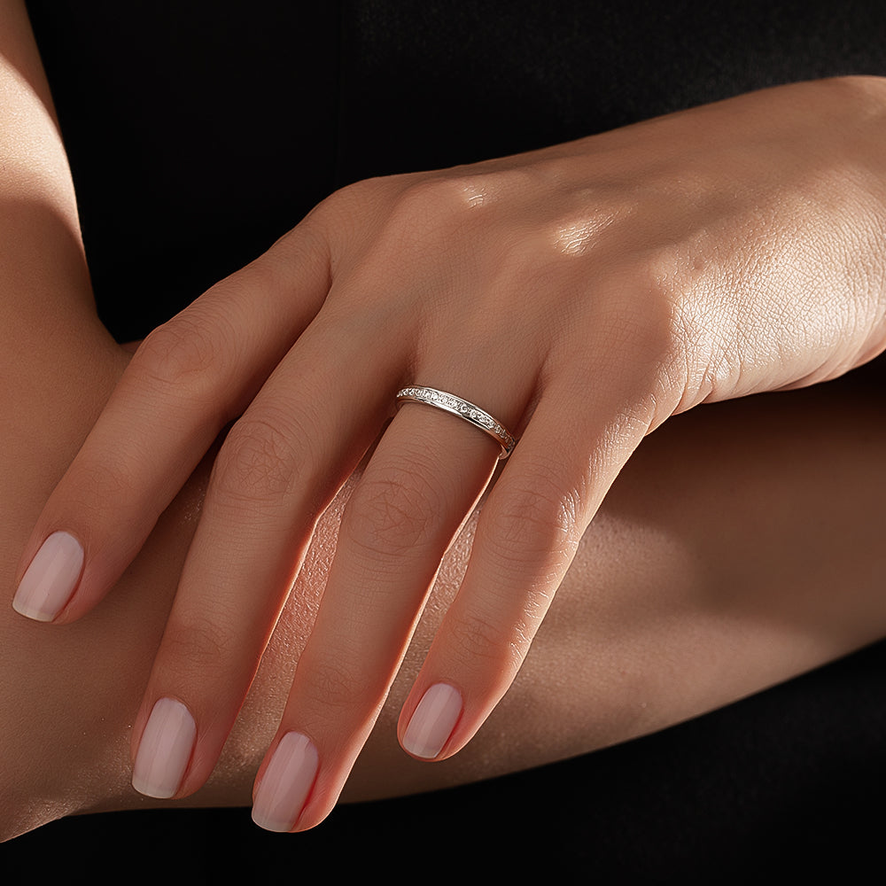 0.20 Karat Pırlanta Tasarımlı Altın Alyans-RNF1376 | Alyans | Ronaff Pırlanta | Tektaş Yüzük, Pırlanta Yüzük, Kolye, Küpe