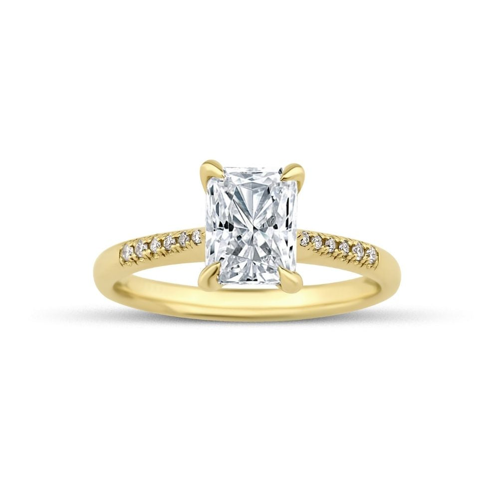 1.60 Karat Emerald & 0.15 Karat Yuvarlak Kesim GIA/HRD Sertifikalı Tektaş Pırlanta Yüzük-RNF1363 | Pırlanta Yüzük | Ronaff Pırlanta | Tektaş Yüzük, Pırlanta Yüzük, Kolye, Küpe