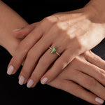 2.70 Karat Peridot & 0.16 Karat Yuvarlak Pırlantalı Yüzük -RNF1275 | Pırlanta Yüzük | Ronaff Pırlanta | Tektaş Yüzük, Pırlanta Yüzük, Kolye, Küpe