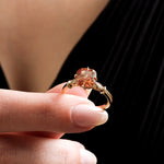 2.80 Karat Garnet & 0.12 Karat Pırlanta Tasarım Yüzük - RNF01066 | Yüzükler | Ronaff Pırlanta | Tektaş Yüzük, Pırlanta Yüzük, Kolye, Küpe