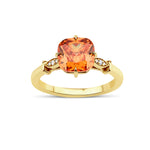 2.80 Karat Garnet & 0.12 Karat Pırlanta Tasarım Yüzük - RNF01066 | Yüzükler | Ronaff Pırlanta | Tektaş Yüzük, Pırlanta Yüzük, Kolye, Küpe