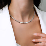 8.30 Karat Süzme Su Yolu Pırlanta Gerdanlık - RNF0882 | Gerdanlık | Ronaff Pırlanta | Tektaş Yüzük, Pırlanta Yüzük, Kolye, Küpe