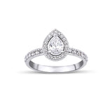 0.40 Karat Damla Kesim & 0.20 Karat Çevre Pırlanta GIA/HRD Sertifikalı Tektaş Yüzük-RNF1365 | Pırlanta Yüzük | Ronaff Pırlanta | Tektaş Yüzük, Pırlanta Yüzük, Kolye, Küpe