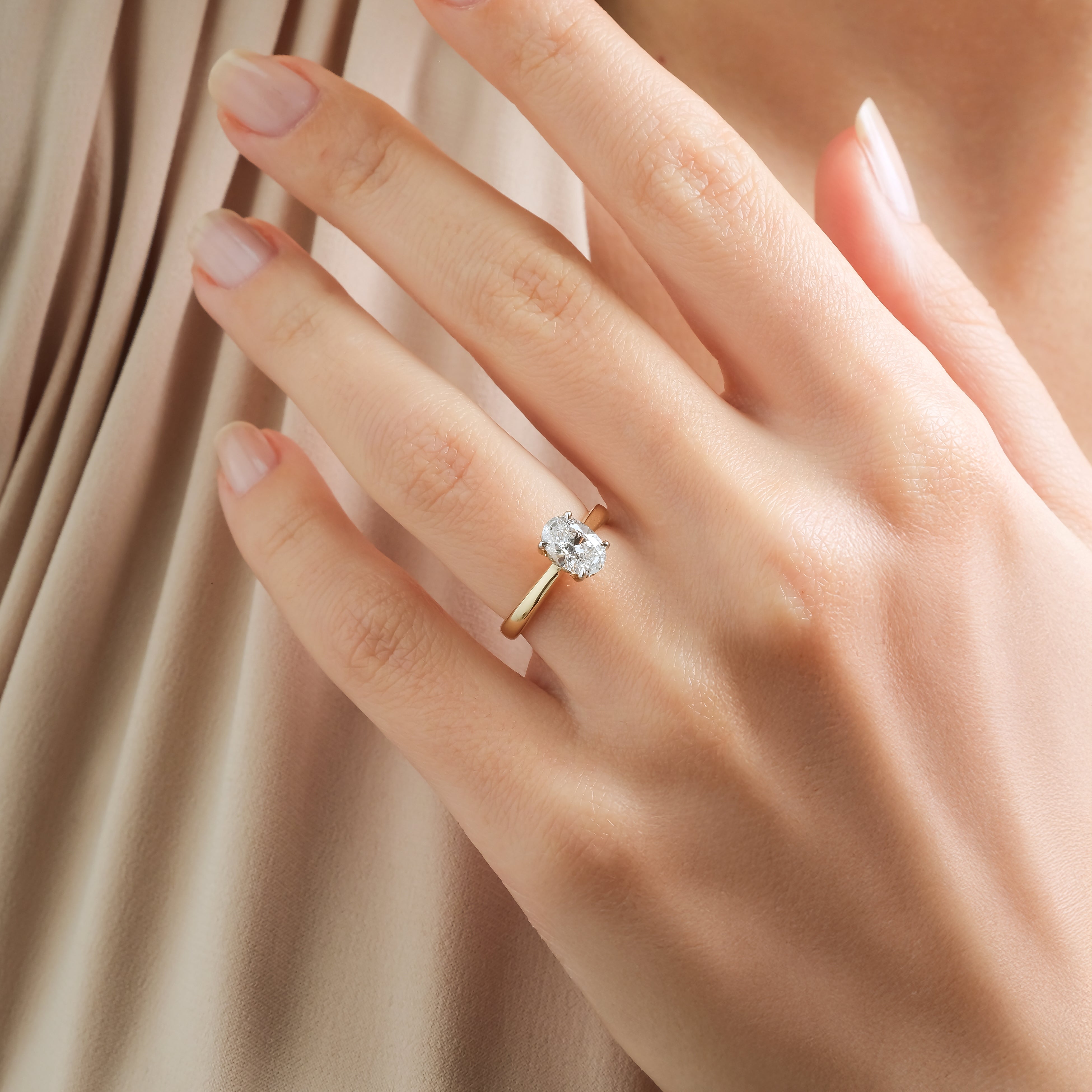 0.60 Karat Oval Kesim Pırlanta GIA/HRD Sertifikalı Özel Tasarım Tektaş Yüzük-RNF1359 | Pırlanta Yüzük | Ronaff Pırlanta | Tektaş Yüzük, Pırlanta Yüzük, Kolye, Küpe