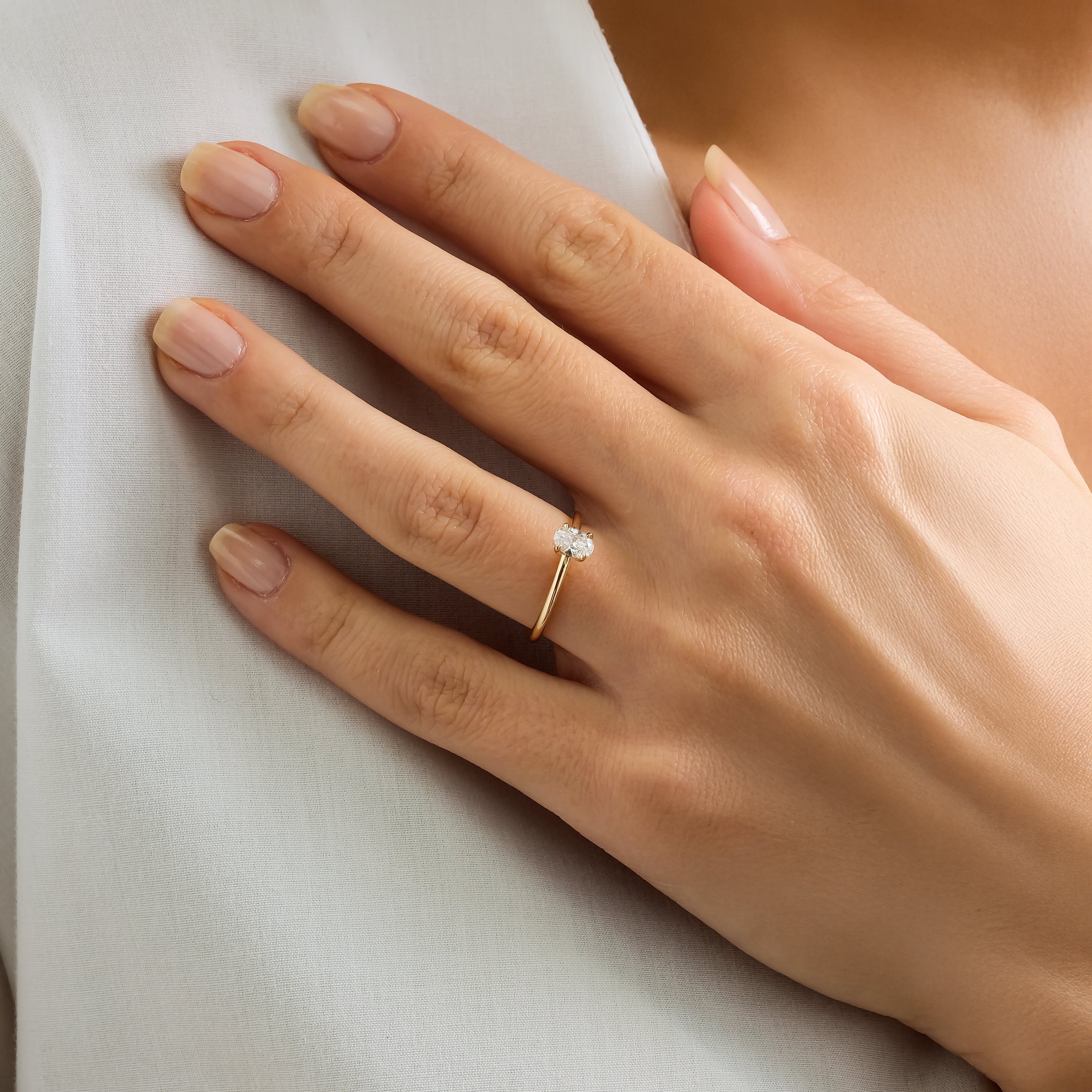 0.36 Karat Oval Kesim Pırlanta GIA/HRD Sertifikalı Özel Tasarım Tektaş Yüzük-RNF1355 | Pırlanta Yüzük | Ronaff Pırlanta | Tektaş Yüzük, Pırlanta Yüzük, Kolye, Küpe