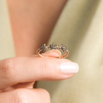 0.12 Karat Brown Pırlantalı Vintage Yüzük-RNF1429 | Pırlanta Yüzük | Ronaff Pırlanta | Tektaş Yüzük, Pırlanta Yüzük, Kolye, Küpe