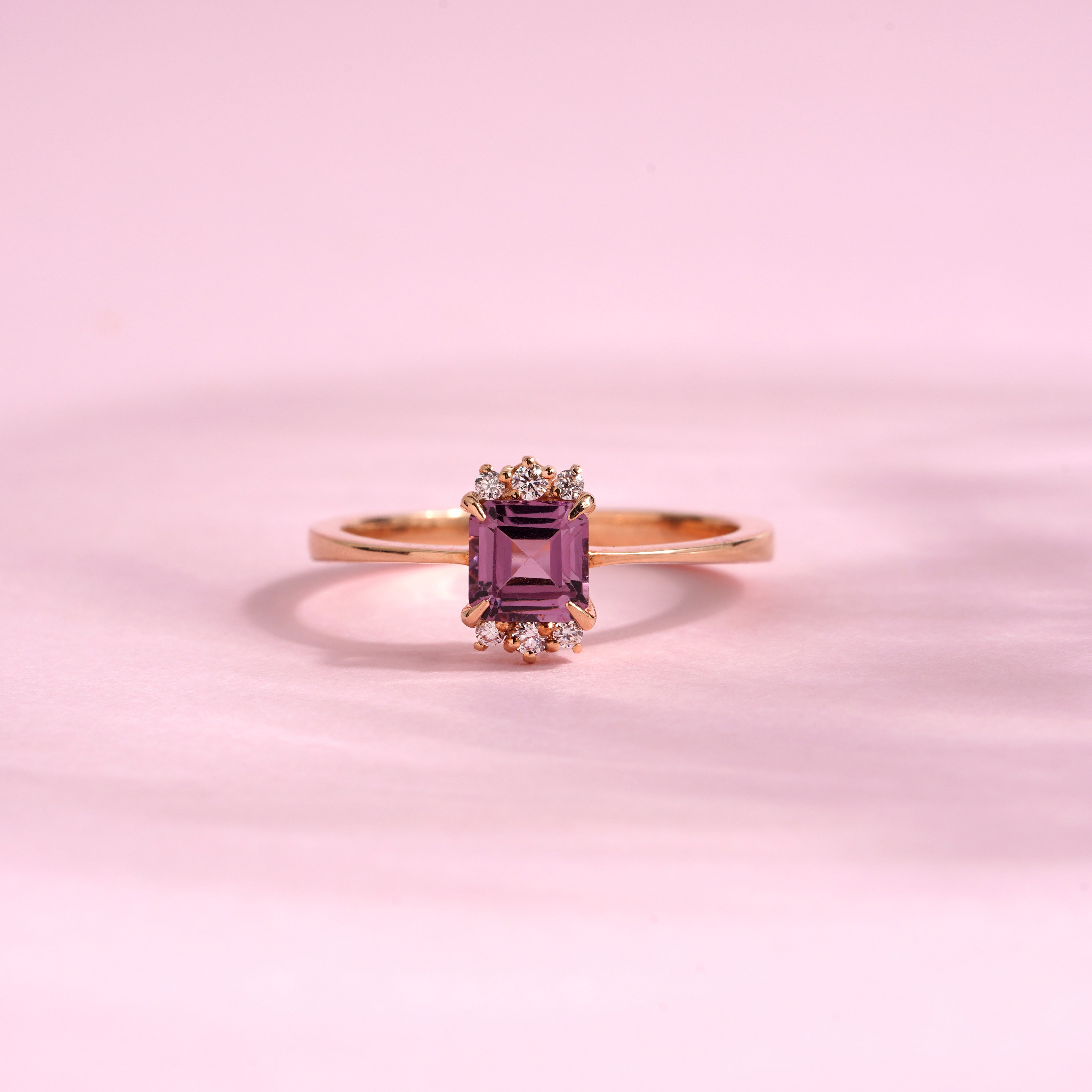 0.80 Karat Prenses Spinel Kesim Pırlantalı Tasarım Yüzük - RNF0250 | Renkli Taşlı Yüzükler | Ronaff Pırlanta | Tektaş Yüzük, Pırlanta Yüzük, Kolye, Küpe