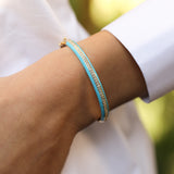 14 Ayar Altın Turkuaz Mineli Pırlanta Kelepçe Bileklik RG0104 | Altın Bileklik | Ronaff Pırlanta | Tektaş Yüzük, Pırlanta Yüzük, Kolye, Küpe