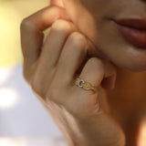 14 Ayar Altın Vintage C Harf Pırlanta Yüzük RG0105 | Pırlanta Yüzük | Ronaff Pırlanta | Tektaş Yüzük, Pırlanta Yüzük, Kolye, Küpe