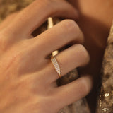 14 Ayar Altın Sıralı Pırlanta Yüzük RG0101 | Pırlanta Yüzük | Ronaff Pırlanta | Tektaş Yüzük, Pırlanta Yüzük, Kolye, Küpe