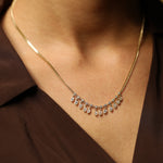 14 Ayar Markiz Kesim Taş Sallantılı Pırlanta Kolye RG045 | altın | Ronaff Pırlanta | Tektaş Yüzük, Pırlanta Yüzük, Kolye, Küpe