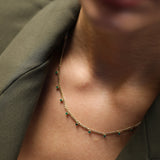 14 Ayar Altın Zümrüt Taş Sallantılı Kolye RG049 | altın | Ronaff Pırlanta | Tektaş Yüzük, Pırlanta Yüzük, Kolye, Küpe