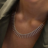 14 Ayar Altın Işıltılı Pırlanta Şerit Kolye RG050 | altın | Ronaff Pırlanta | Tektaş Yüzük, Pırlanta Yüzük, Kolye, Küpe