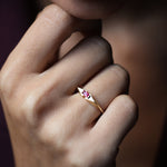 14 Ayar Altın Baget Kesim Yakut Yüzük RG0110 | Pırlanta Yüzük | Ronaff Pırlanta | Tektaş Yüzük, Pırlanta Yüzük, Kolye, Küpe