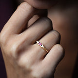 14 Ayar Altın Baget Kesim Yakut Yüzük RG0110 | Pırlanta Yüzük | Ronaff Pırlanta | Tektaş Yüzük, Pırlanta Yüzük, Kolye, Küpe